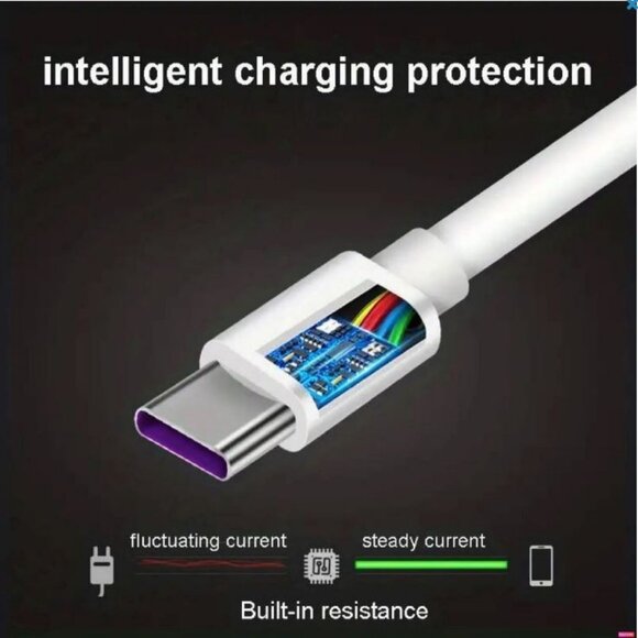 iPhone Charging Bundle: 18W Type C &  USB A Chargers, C to C & 8-Pin 3' Cables - Picture 6 of 8